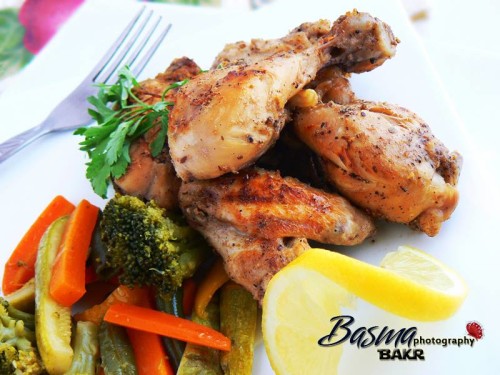 الدجاج المشوي بالفرن بالزعتر و الزبادي طريقة عمل الفراخ بالزعتر والزبادى