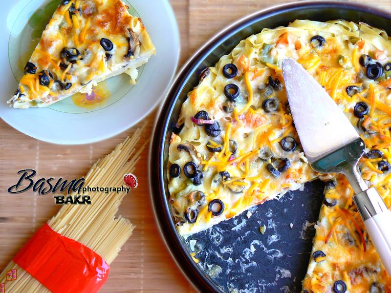 طريقة عمل بيتزا المعكرونة