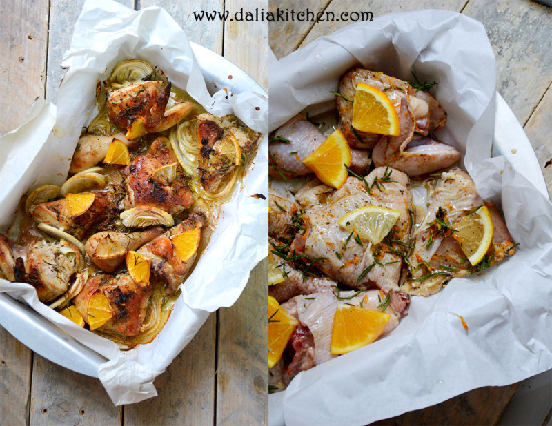 طريقة عمل دجاج بالبرتقال