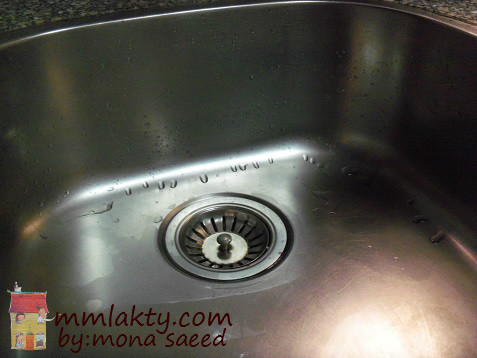 طريقة تلميع الحوض الأستانلس