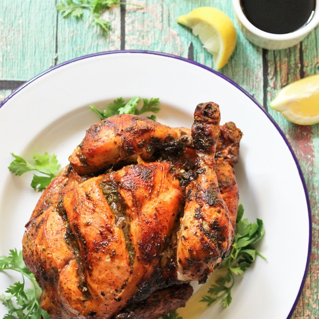 طريقة عمل دجاج مشوي بالثوم