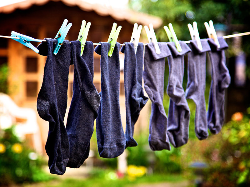 حتي لا تضيع الجوارب أثناء الغسيل حتي لا تضيع الجوارب أثناء الغسيل