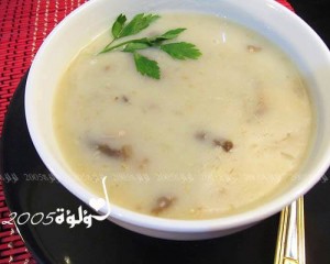 طريقة عمل شوربة المشروم