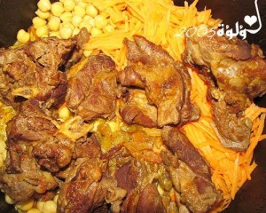 طريقة عمل الأرز البخاري باللحم