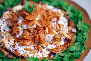 طريقة عمل فتة الباذنجان بالزبادي