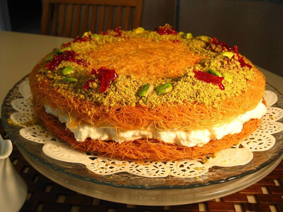 طريقة عمل الكنافة العثمانلية بالقشطة