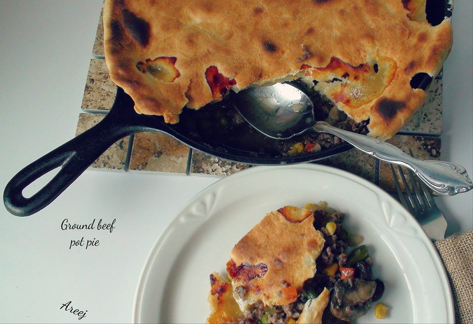 طريقة عمل فطيرة باللحمة المفرومة