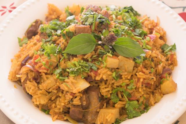 طريقة عمل الأرز القبولي باللحم