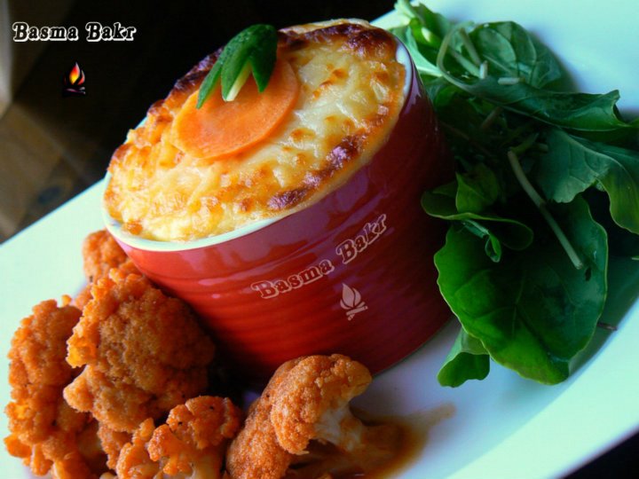 طريقة عمل سوفلية البطاطس بالبيض طريقة عمل سوفلية البطاطس بالبيض