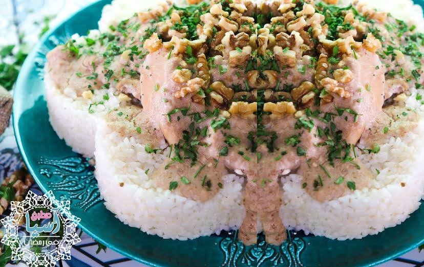 طريقة عمل شركسية الدجاج