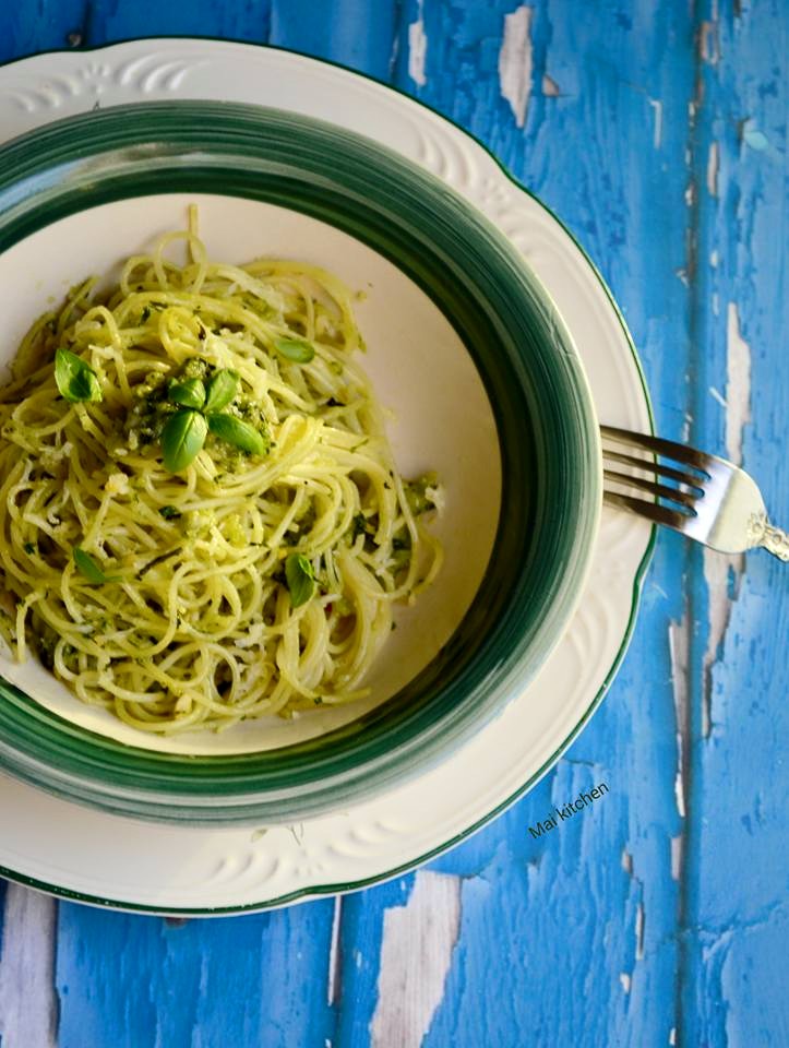 طريقة عمل مكرونة بصوص البيستو