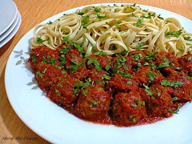 طريقة عمل كرات اللحم بالمشروم طريقة عمل كرات اللحم بالمشروم