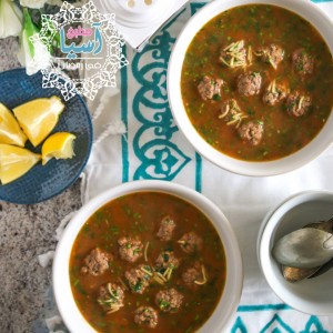طريقة عمل شوربه الحريرة السريعه :