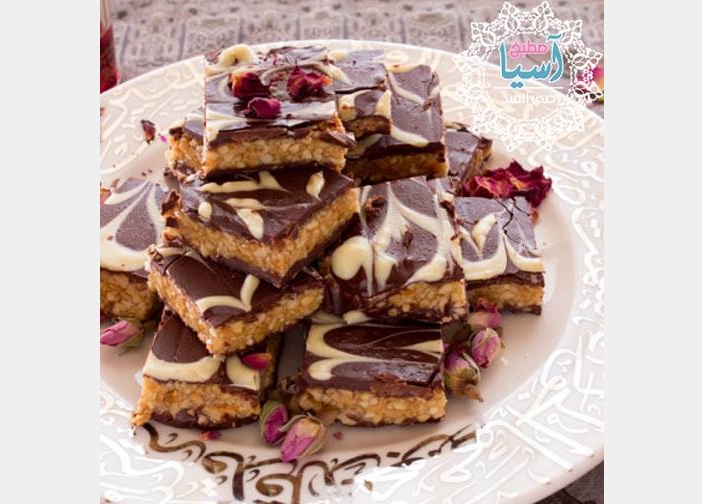 طريقة عمل حلوي الرخامة المغربية طريقة عمل حلوي الرخامة المغربية