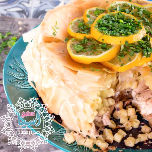 طريقة عمل جلاش بالفراخ والبشاميل