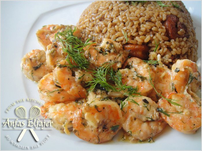 طريقة عمل الجمبري بالزبدة و الثوم