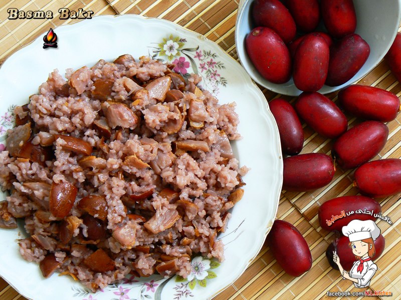 طريقة عمل أرز بالبلح الأحمر الحلو طريقة عمل أرز بالبلح الأحمر الحلو