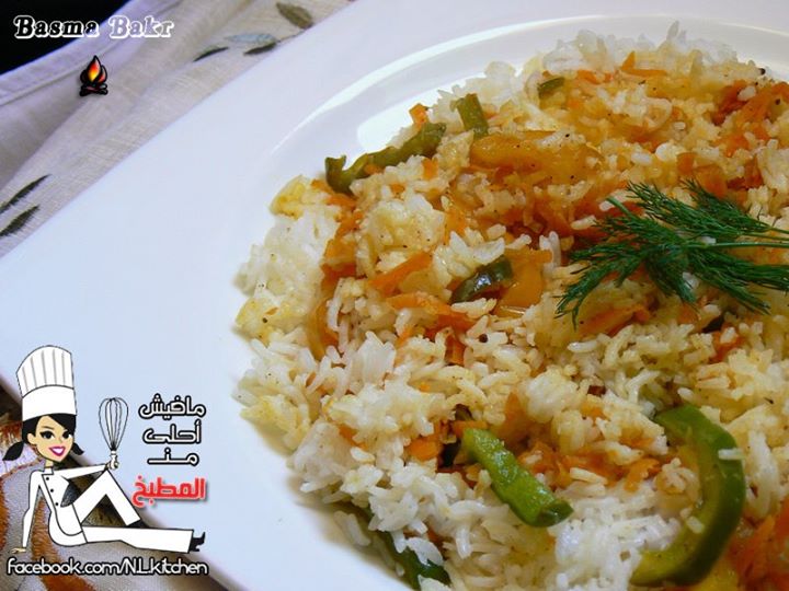 طريقة عمل الأرز البسمتي بالجزر