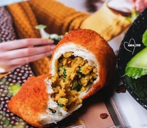 طريقة عمل كبة التوست بحشوة الدجاج