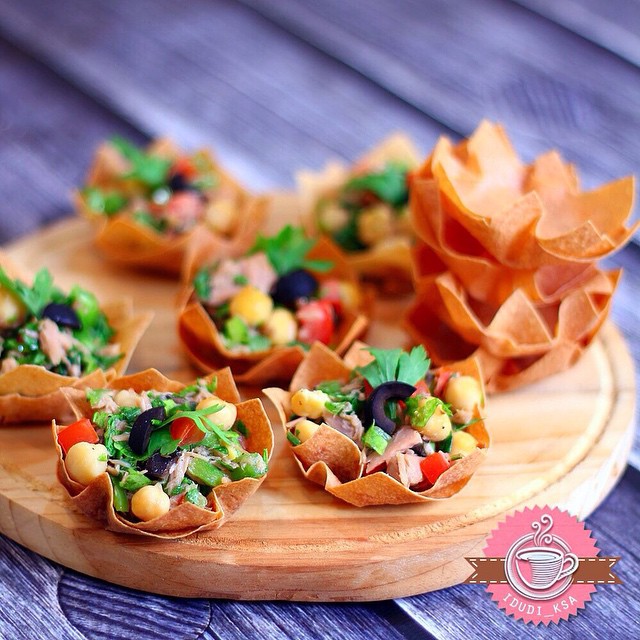 سلطة التونة بالخضار