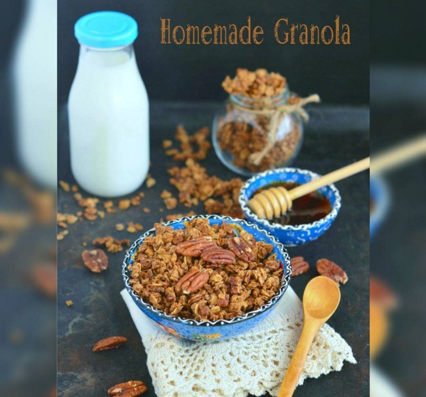 طريقة عمل الجرانولا بالبيت