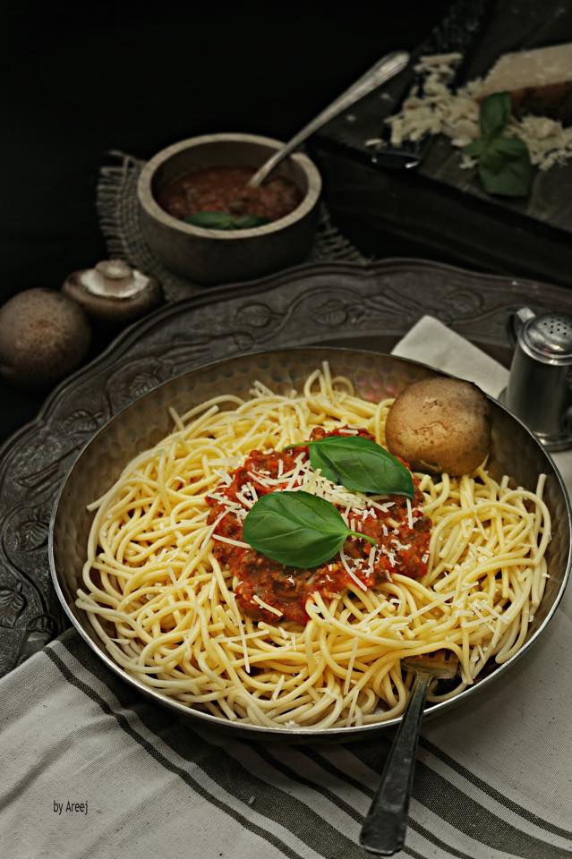 طريقة عمل مكرونة بولونيز