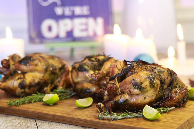 دجاج مشوي بالفرن بتتبيلة الليمون