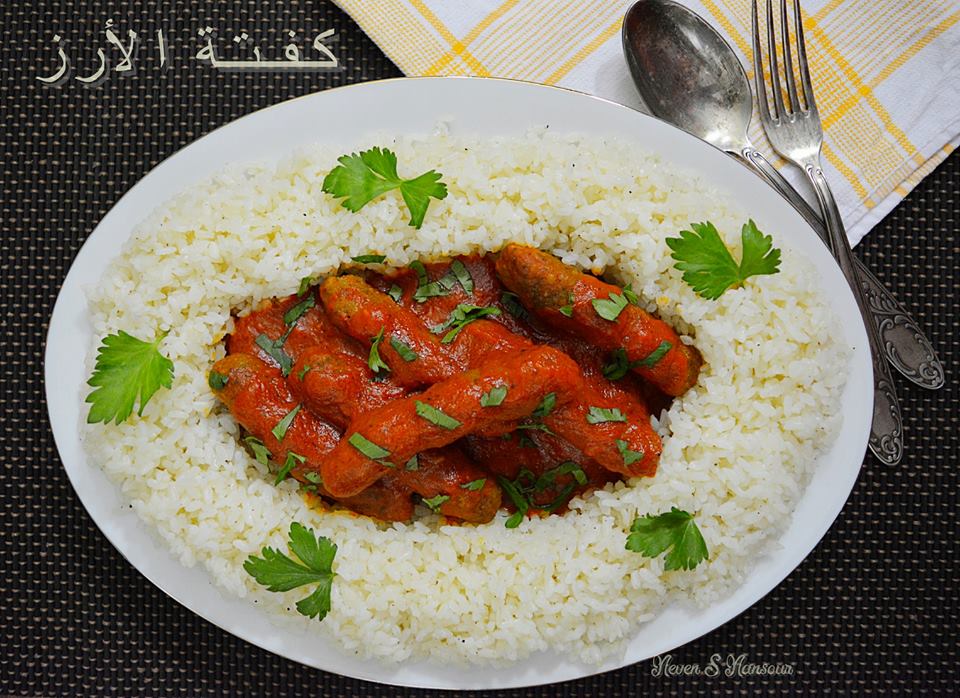 طريقة عمل كفتة الأرز المصرية ،