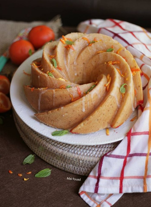 طريقة عمل كيكة الحمضيات طريقة عمل كيكة اليوسفي