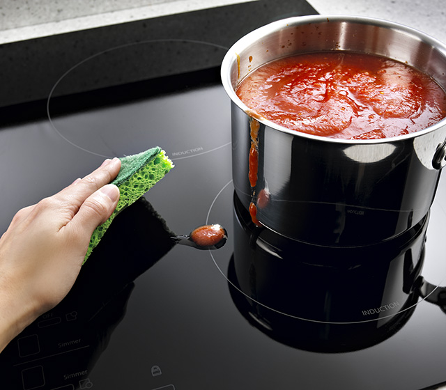 تنظيف سطح البوتاجاز البلت إن تنظيف سطح البوتاجاز البلت إن