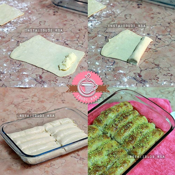 طريقة عمل حلى البف باستري بالقشطة بالصور بيتى مملكتى