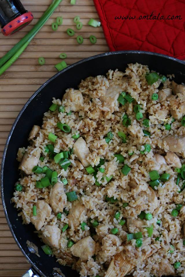 طريقة عمل الأرز الصيني المقلي