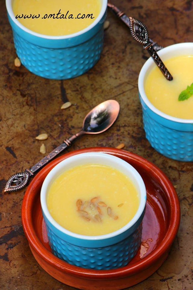 طريقة عمل شوربة اليقطين بالحليب