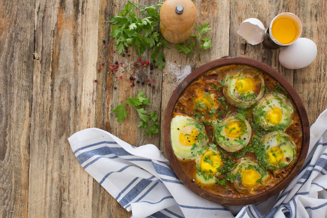 طاجن خرشوف باللحمة المفرومة