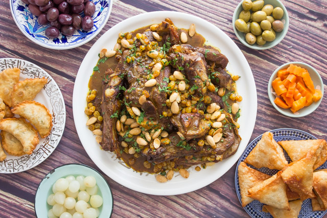 طريقة عمل مروزية مغربية باللحم
