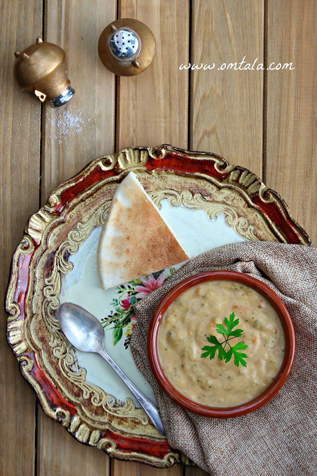 طريقة عمل شوربة البروكلي بالكريمة