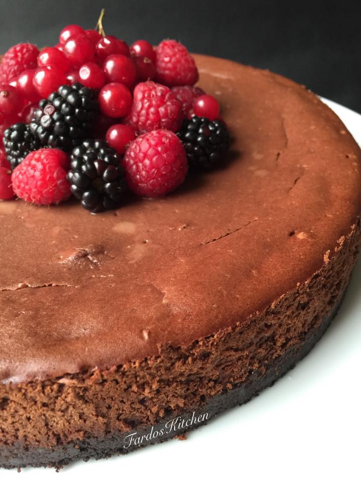 تشيز كيك الشوكولاتة في الفرن