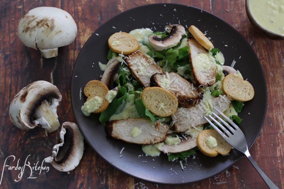 طريقة عمل السيزر سلاد