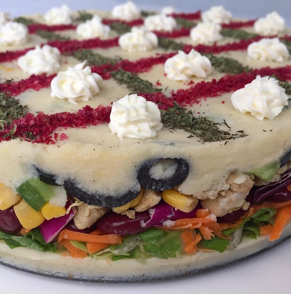 طريقة عمل سلطة الطبقات طريقة عمل سلطة الطبقات