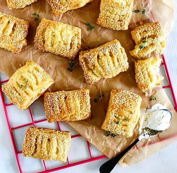 طريقة عمل بف باستري بالجبن الكريمي