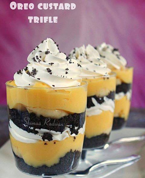 حلى كاسات الأوريو البارد