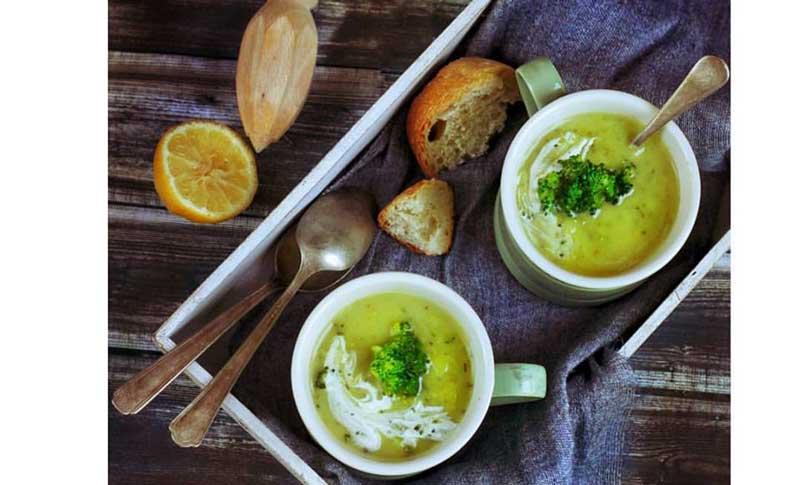 طريقة عمل شوربة البروكلي