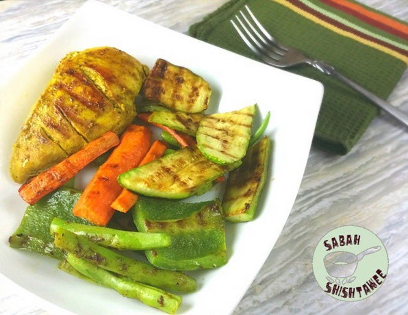 صدور الدجاج المشوية بالكاري طريقة عمل صدور دجاج بالكاري