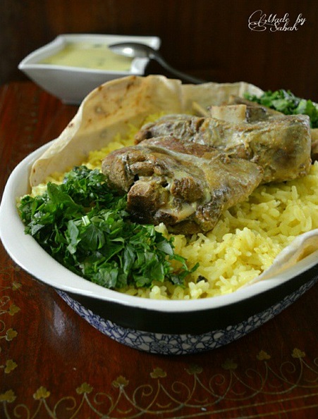 طريقة عمل منسف أردني