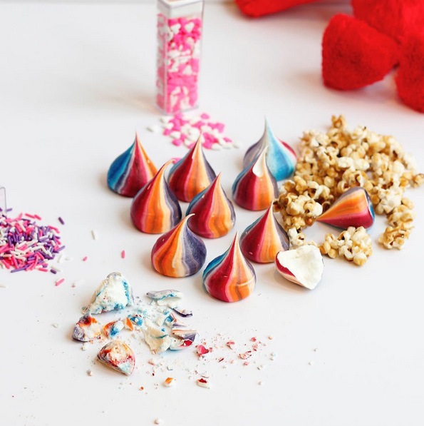 طريقة عمل المارينج الملون