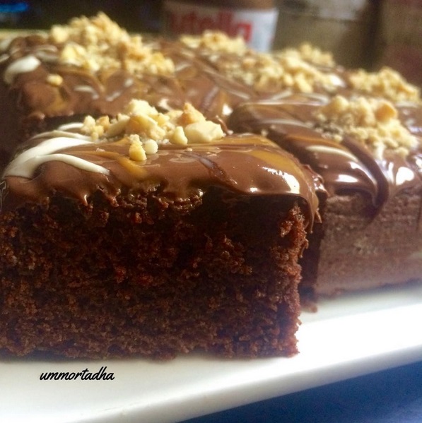 كيكة براونيز النوتيلا طريقة عمل البراونيز بالنوتيلا