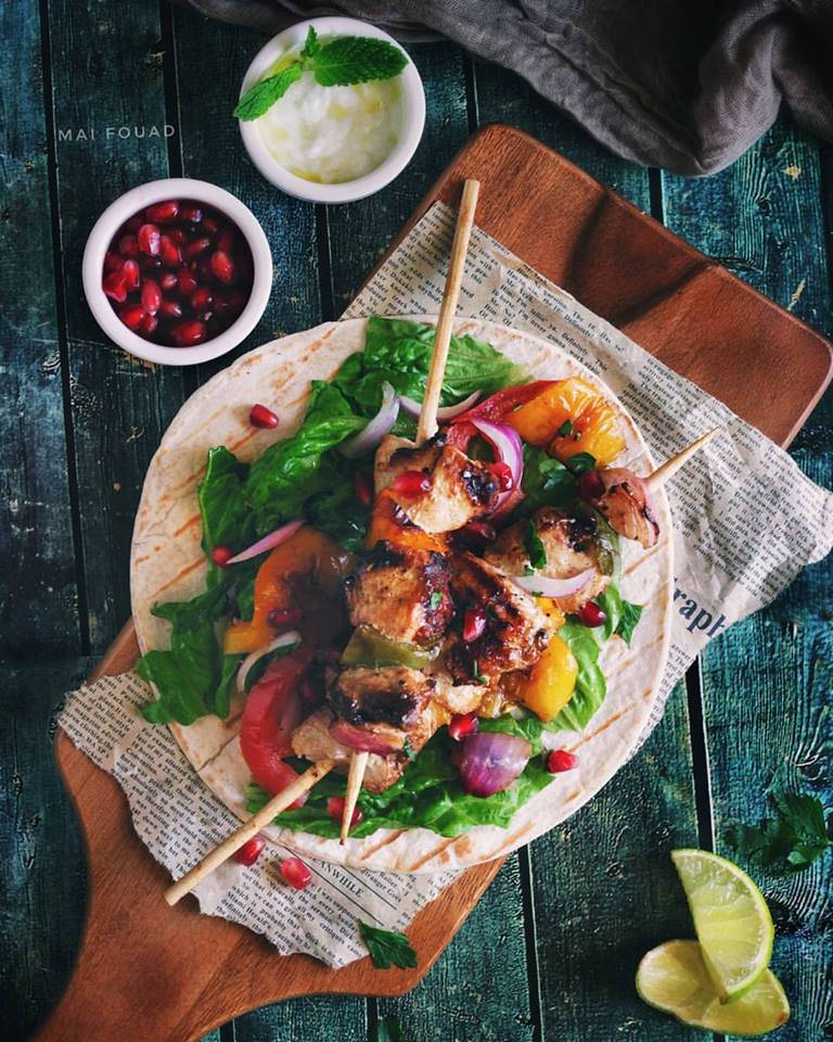 شيش طاووق الدجاج