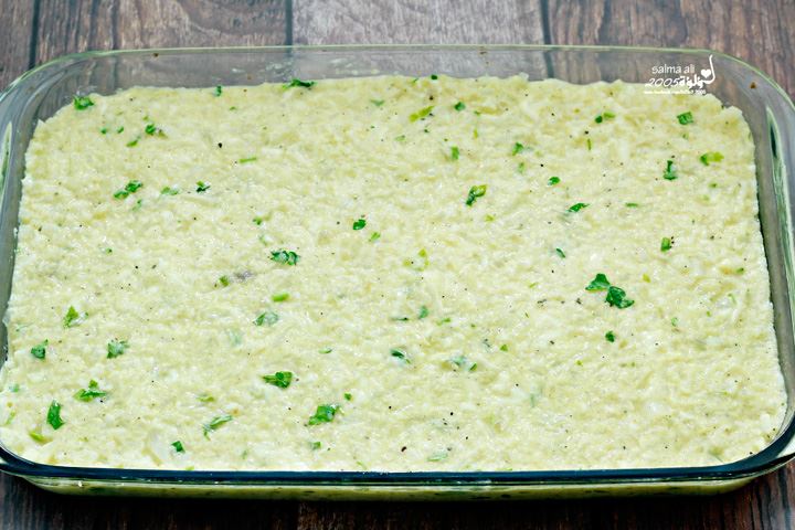 طريقة عمل صينية القرنبيط بالصور