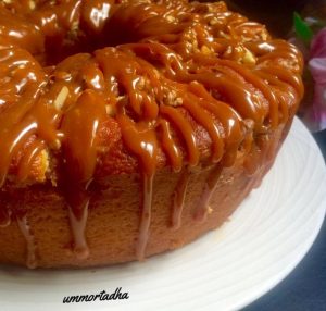 كيكة التفاح و الجوز و التوفي