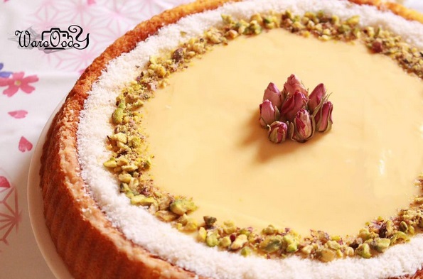 كيكة الزبادي بحشوة الدانيت كيكة الزبادي بحشوة الدانيت